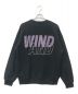 WIND AND SEA (ウィンダンシー) ロゴスウェット ブラック サイズ:XL：11000円