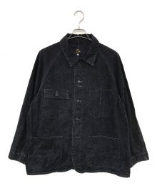 Needles（ニードルズ）の古着「COVERALL - 10OZ DENIM Paisley Jq」｜ブラック