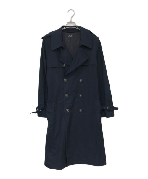 A.P.C.（アーペーセー）A.P.C. (アーペーセー) トレンチコート ネイビー サイズ:Ｍの古着・服飾アイテム