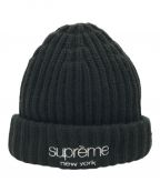 SUPREMEシュプリーム）の古着「Ribbed Beanie」｜ブラック