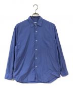 COMOLIコモリ）の古着「broad collar shirt」｜ブルー