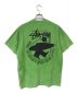 stussy (ステューシー) BEACH ROOTS PIGMENT DYED TEE グリーン サイズ:L：6000円