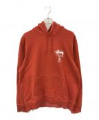 stussyステューシー）の古着「World tour hoodie」｜レッド