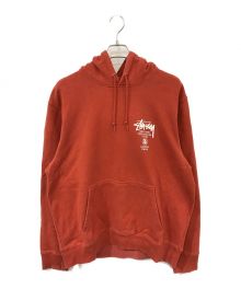 stussy（ステューシー）の古着「World tour hoodie」｜レッド