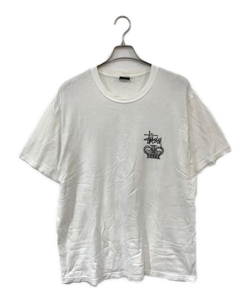 stussy（ステューシー）stussy (ステューシー) ONE WORLD TEE ホワイト サイズ:Lの古着・服飾アイテム