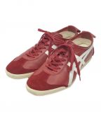 Onitsuka Tigerオニツカタイガー）の古着「ローカットスニーカー」｜レッド