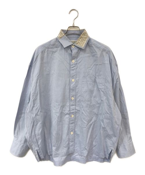 KOLOR（カラー）KOLOR (カラー) REGULAR COLLAR OXFORD SHIRT スカイブルー サイズ:1の古着・服飾アイテム