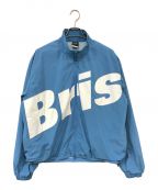 F.C.R.B.エフシーアールビー）の古着「BIG LOGO STAND COLLAR JACKET」｜ブルー