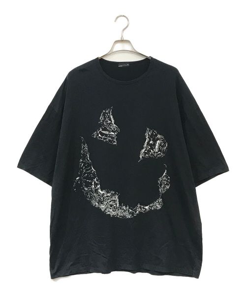 LAD MUSICIAN（ラッドミュージシャン）LAD MUSICIAN (ラッドミュージシャン) スマイルプリント ビッグシルエット Tシャツ ブラック サイズ:記載なしの古着・服飾アイテム