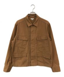 STEVEN ALAN（スティーブンアラン）の古着「CANVAS JUNGLE FATIGUE BLOUSON」｜ブラウン