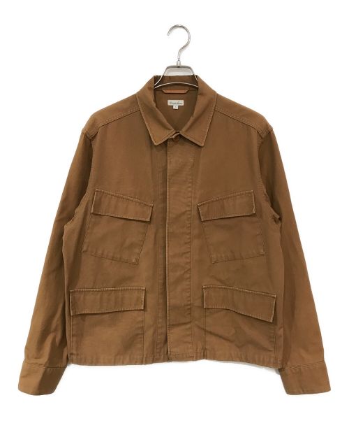 STEVEN ALAN（スティーブンアラン）STEVEN ALAN (スティーブンアラン) CANVAS JUNGLE FATIGUE BLOUSON ブラウン サイズ:Lの古着・服飾アイテム