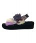 UGG (アグ) OH YEAH TIEDYE ファーサンダル パープル サイズ:23㎝：6000円