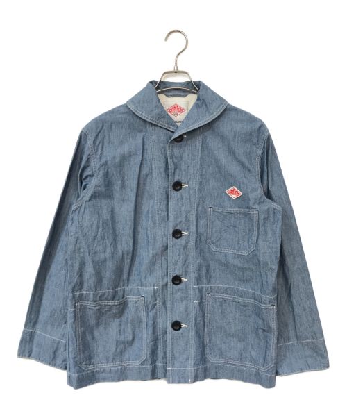 DANTON（ダントン）DANTON (ダントン) ショールカラージャケット ブルー サイズ:42の古着・服飾アイテム