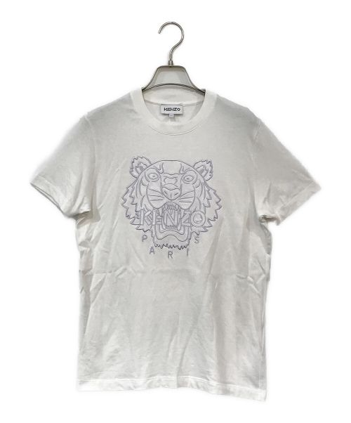 KENZO（ケンゾー）KENZO (ケンゾー) タイダー刺繍Tシャツ ホワイト サイズ:XSの古着・服飾アイテム