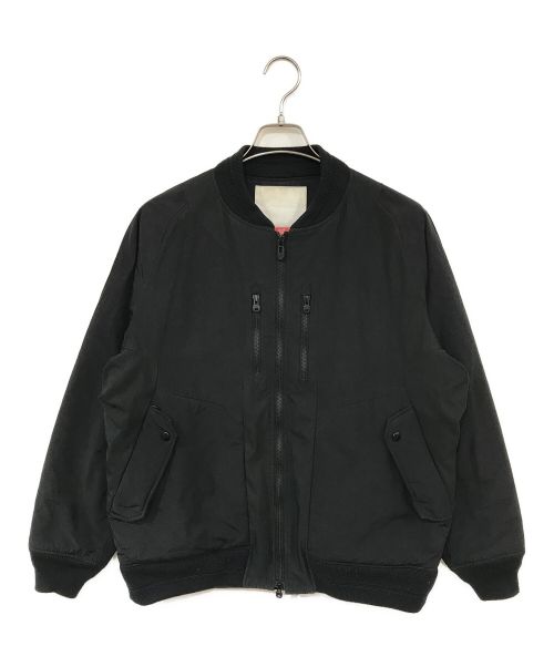 WHITE MOUNTAINEERING（ホワイトマウンテ二アニング）WHITE MOUNTAINEERING (ホワイトマウンテ二アニング) WINDSTOPPER PRIMALOFT MA-1 ブラック サイズ:1の古着・服飾アイテム