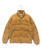 REMI RELIEFレミレリーフ）の古着「CORDUROY DOWN JACKET」｜ブラウン