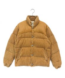 REMI RELIEF（レミレリーフ）の古着「CORDUROY DOWN JACKET」｜ブラウン