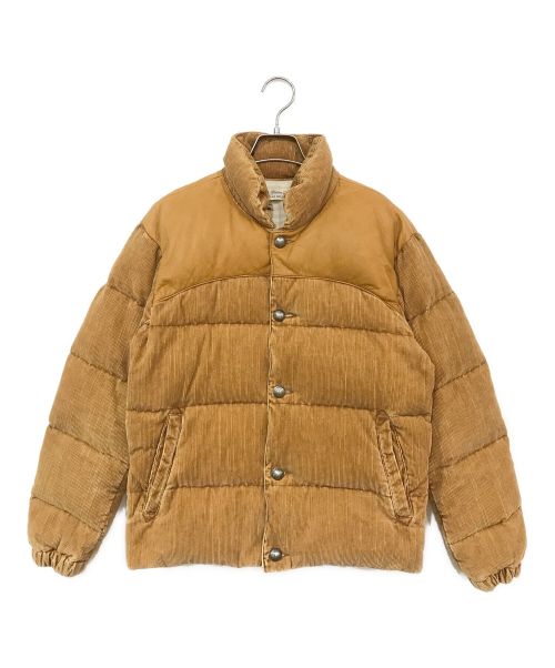 REMI RELIEF（レミレリーフ）REMI RELIEF (レミレリーフ) CORDUROY DOWN JACKET ブラウン サイズ:Sの古着・服飾アイテム