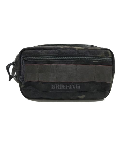 BRIEFING（ブリーフィング）BRIEFING (ブリーフィング) クラッチバッグ グレーの古着・服飾アイテム