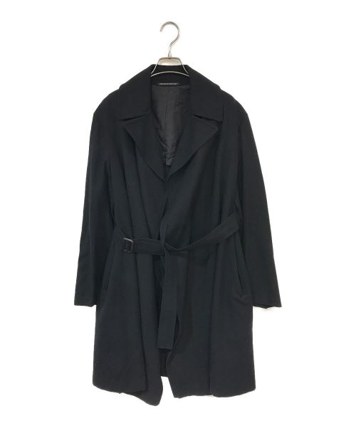 YOHJI YAMAMOTO（ヨウジヤマモト）YOHJI YAMAMOTO (ヨウジヤマモト) トッパーコート ブラック サイズ:5の古着・服飾アイテム