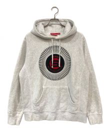 SUPREME（シュプリーム）の古着「Chenille Applique Hooded Sweatshirt」｜グレー