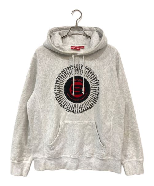 SUPREME（シュプリーム）SUPREME (シュプリーム) Chenille Applique Hooded Sweatshirt グレー サイズ:Mの古着・服飾アイテム