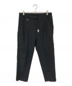 GRAMICCI×SOPHNET.グラミチ×ソフネット）の古着「BINCHOTAN 1TUCK WIDE VENTILATION PANTS」｜ブラック