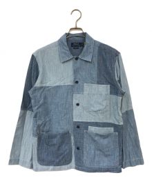 POLO RALPH LAUREN（ポロ・ラルフローレン）の古着「LS Chambray Military Sport Shirt」｜ブルー