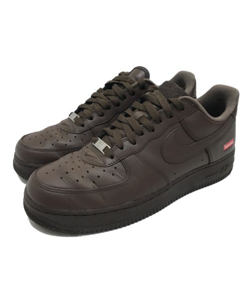 NIKE（ナイキ）NIKE (ナイキ) SUPREME (シュプリーム) AIR FORCE 1 LOW SP ブラウン サイズ:27.5の古着・服飾アイテム