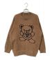 Hysteric Glamour（ヒステリックグラマー）の古着「BEAR編込プルオーバー」｜ブラウン