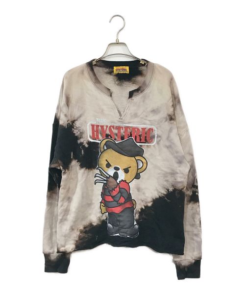 Hysteric Glamour（ヒステリックグラマー）Hysteric Glamour (ヒステリックグラマー) HYS STREET オーバーサイズスウェット ブラック サイズ:FREEの古着・服飾アイテム