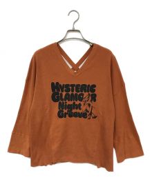 Hysteric Glamour（ヒステリックグラマー）の古着「半袖カットソー」｜オレンジ