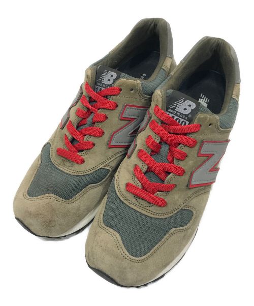 NEW BALANCE（ニューバランス）NEW BALANCE (ニューバランス) ローカットスニーカー カーキ サイズ:US9 1/2の古着・服飾アイテム