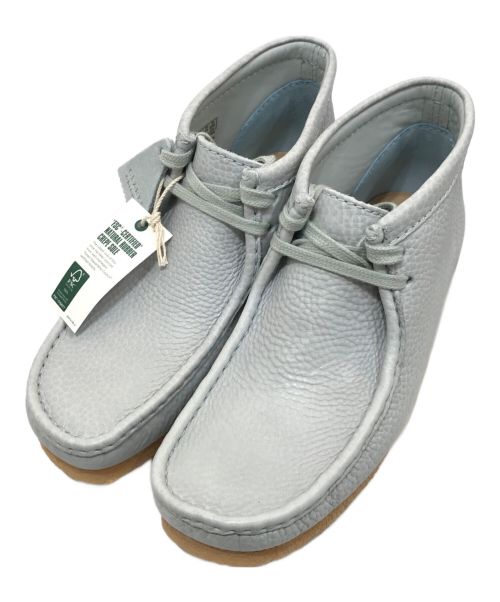 CLARKS（クラークス）CLARKS (クラークス) sporty&rich (スポーティーアンドリッチ) ワラビーブーツ スカイブルー サイズ:UK 9の古着・服飾アイテム