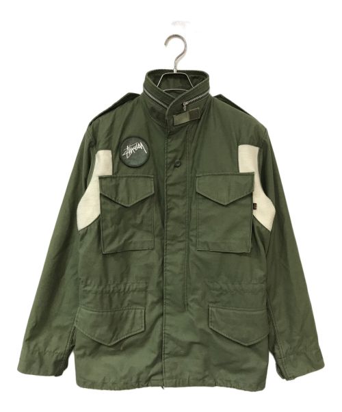 ALPHA（アルファ）ALPHA (アルファ) stussy (ステューシー) M65ジャケット グリーン サイズ:MEDIUM-REGULARの古着・服飾アイテム