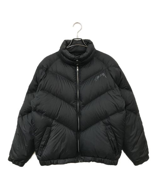 stussy（ステューシー）stussy (ステューシー) 00’S DOWN JACKET ブラック サイズ:Lの古着・服飾アイテム