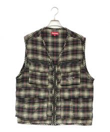 SUPREME（シュプリーム）の古着「Tartan flannel cargo vest」｜ブラック