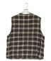 SUPREME (シュプリーム) Tartan flannel cargo vest ブラック サイズ:L：12000円