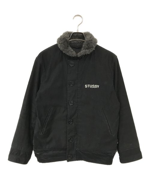 stussy（ステューシー）stussy (ステューシー) デッキジャケット ブラック サイズ:Mの古着・服飾アイテム