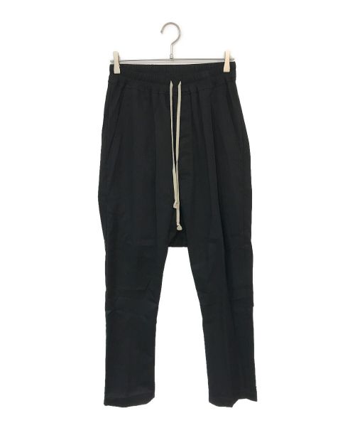 RICK OWENS（リックオウエンス）RICK OWENS (リックオウエンス) Drawstring Long Pants ブラック サイズ:46の古着・服飾アイテム