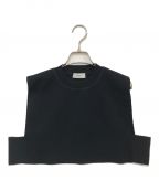 HYKEハイク）の古着「S/C/P CROPPED TOP SWEATER」｜ブラック