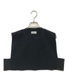 HYKE（ハイク）の古着「S/C/P CROPPED TOP SWEATER」｜ブラック