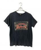 RRLダブルアールエル）の古着「プリントTシャツ」｜ブラック