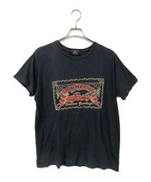 RRL（ダブルアールエル）の古着「プリントTシャツ」｜ブラック