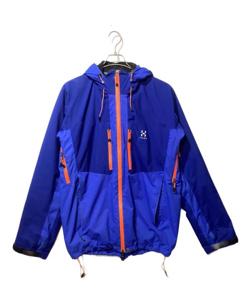 HAGLOFS（ホグロフス）HAGLOFS (ホグロフス) 中綿マウンテンパーカー ブルー サイズ:Lの古着・服飾アイテム