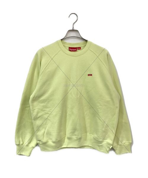 SUPREME（シュプリーム）SUPREME (シュプリーム) Small Box Raglan Crewneck イエロー サイズ:Mの古着・服飾アイテム