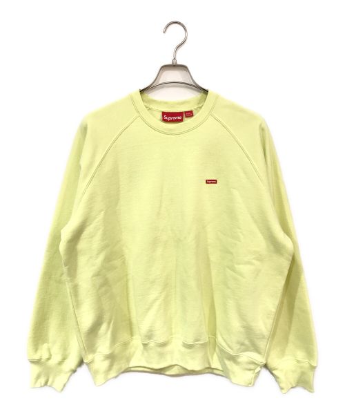 SUPREME（シュプリーム）Supreme (シュプリーム) Small Box Raglan Crewneck イエロー サイズ:Mの古着・服飾アイテム