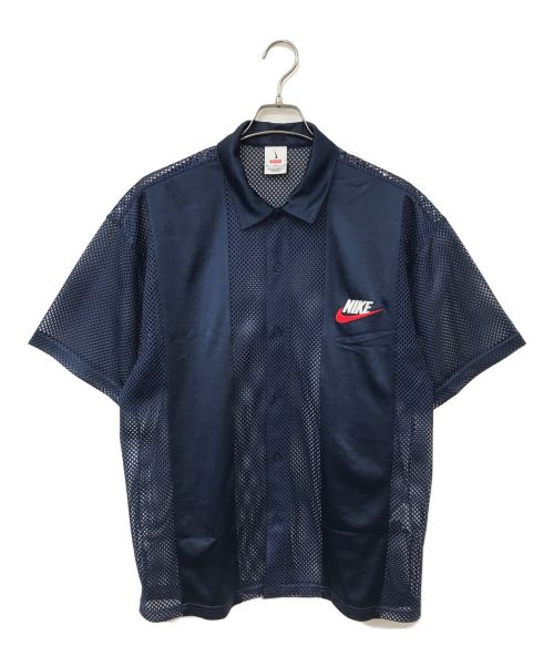 SUPREME（シュプリーム）SUPREME (シュプリーム) NIKE (ナイキ) Mesh S/S Shir ネイビー サイズ:Mの古着・服飾アイテム