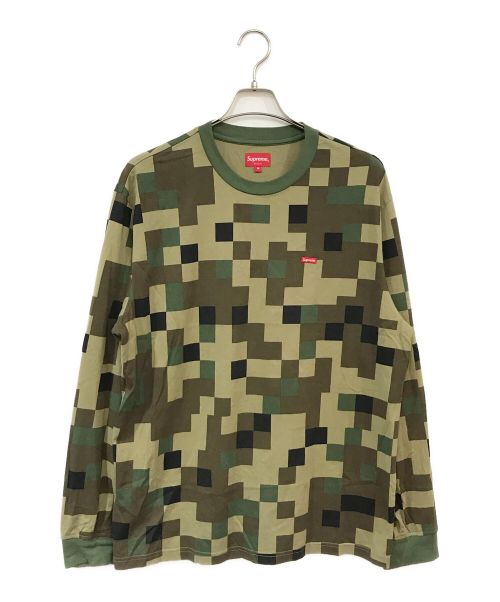 SUPREME（シュプリーム）SUPREME (シュプリーム) smallboxlogo L/S tee カーキ サイズ:Mの古着・服飾アイテム