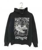 SUPREMEシュプリーム）の古着「Doves Hooded Sweatshirt」｜ブラック